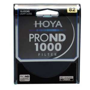 Filtro Hoya PRO ND 1000 10 stops light loss 82mm diam