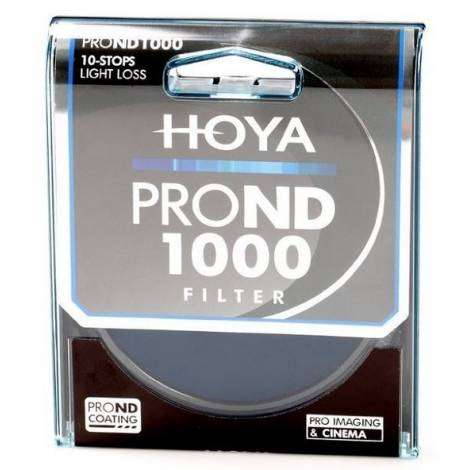 Filtro Hoya PRO ND 500 9 stops light loss 62mm diam