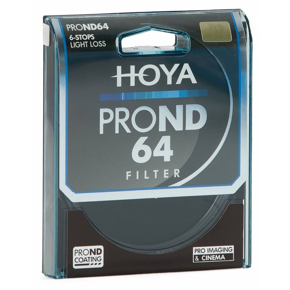 Filtro Hoya PRO ND64 6 stops 62mm light loss