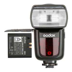 GODOX FLASH TTL V860 II con batteria al litio per Fujifilm