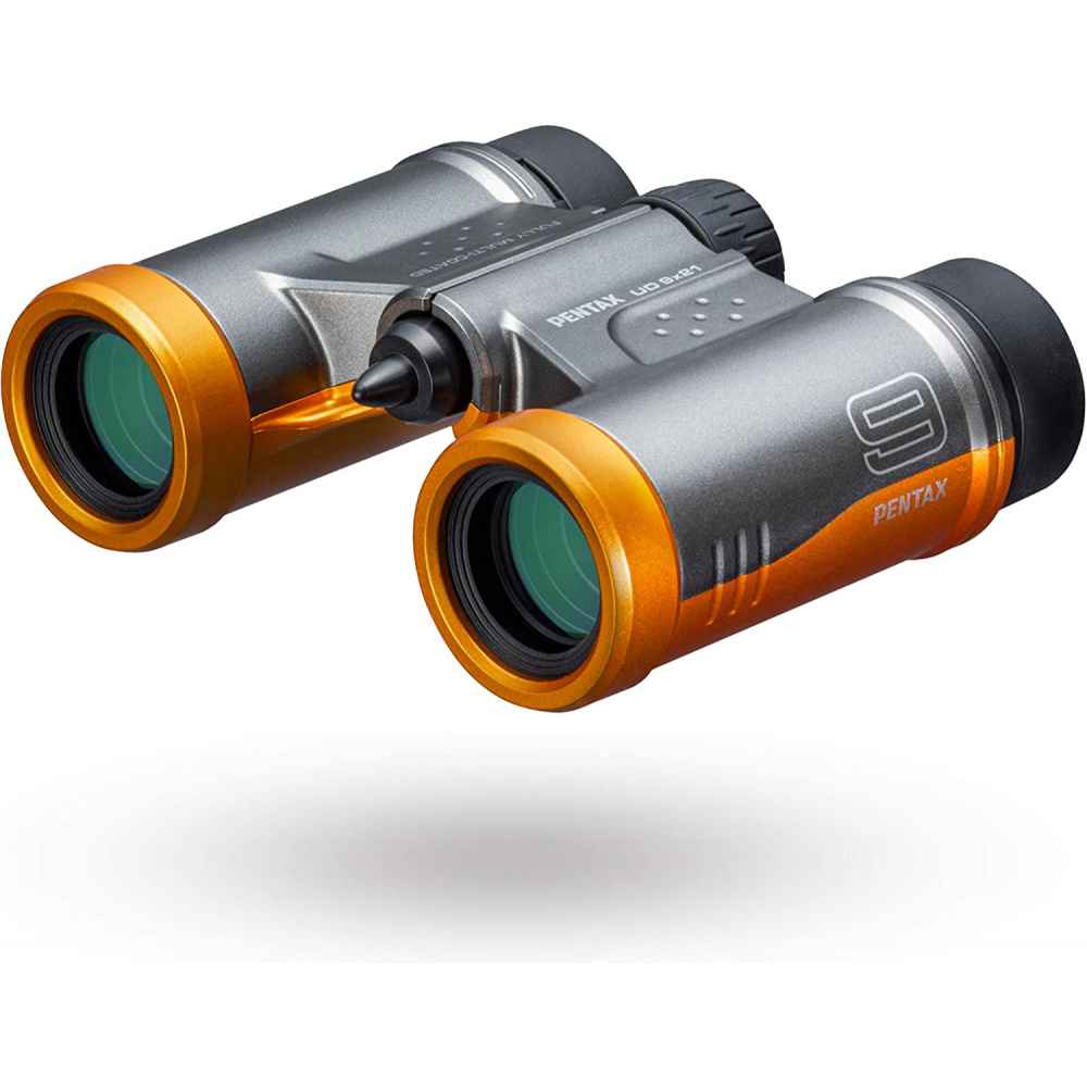 PENTAX UD 9x21 WP GRAY ORANGE BINOCOLO RICOH