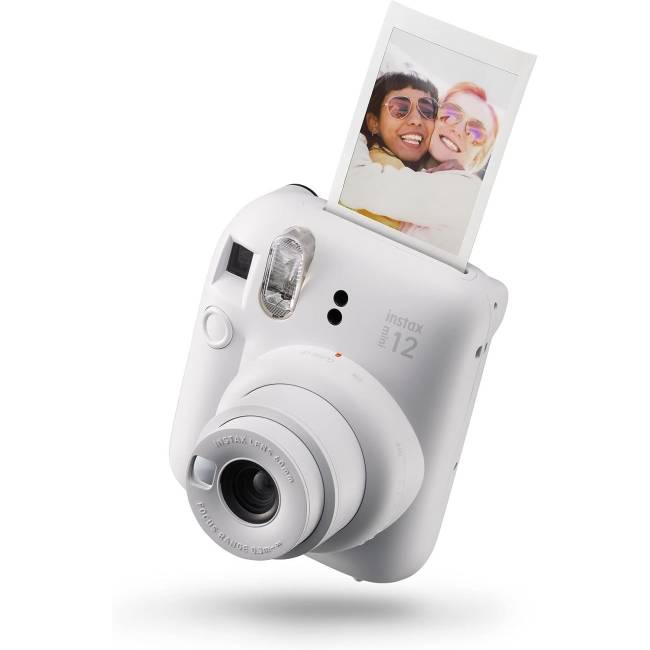 FUJIFILM INSTAX MINI 12 Instant Film Camera (Clay White)