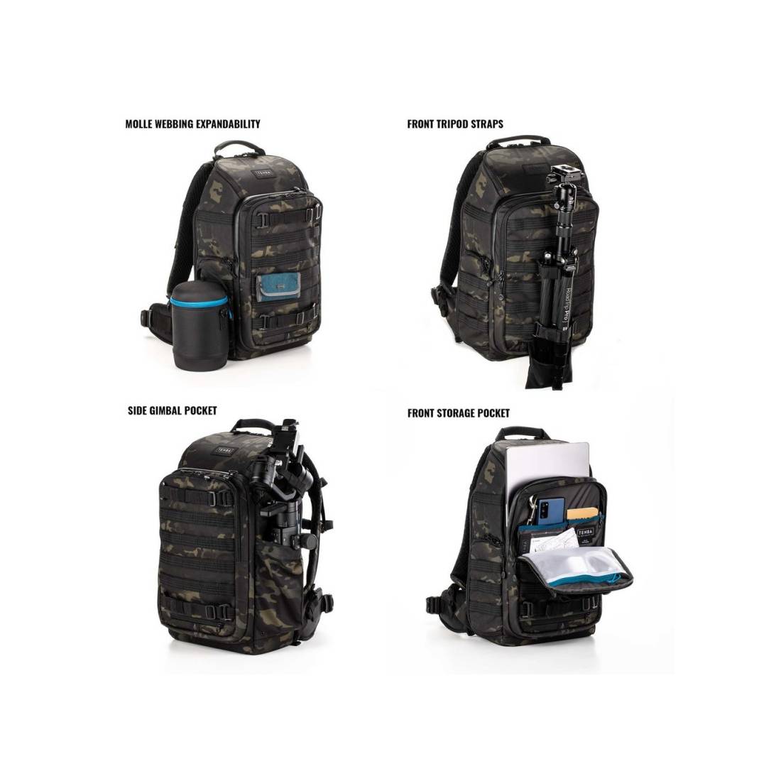 Tenba zaino AXIS V2 LT Backpack 20L multicam-black 637-769