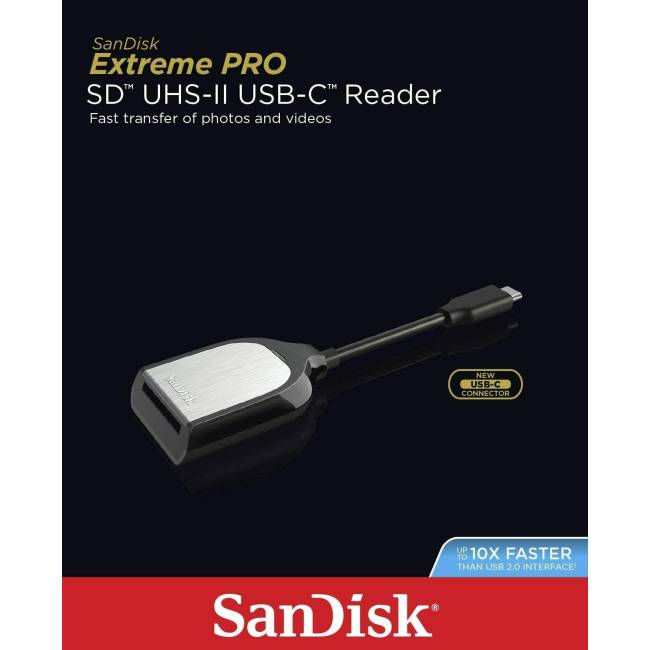 SanDisk PRO SD UHS-II - Lettore di Schede SD con USB-C