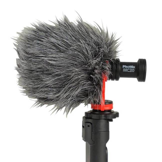 Phottix MC20 microfono per smartphone gopro tablet PC fotocamera
