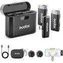 Godox microfono WES2 Kit2 Transmitter Receiver Wireless