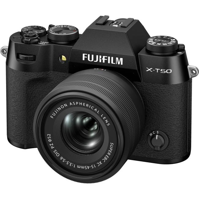 Fujifilm X-T50 Black kit XC 15-45mm f/3.5-5.6 OIS