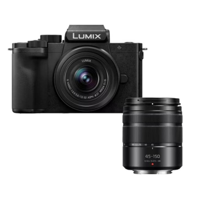 Panasonic Lumix G100D KIT 12-32mm f/3.5-5.6 Asph Mega OIS + 45-150mm f/4.0-5.6 G Lumix Vario MEGA OIS